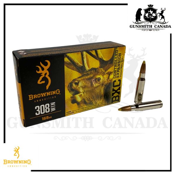 BROWNING 308 WIN 168 GR BIG GAME AMMO