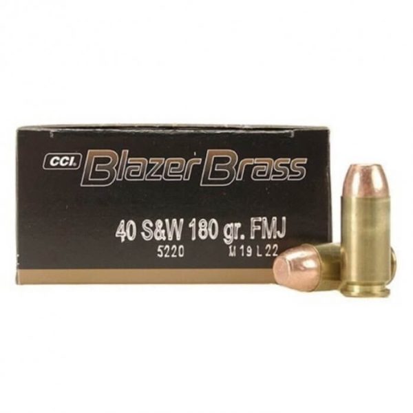 CCI 5220 BLAZER PISTOL AMMO 40 S&W 180