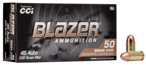 CCI Blazer Brass 45 ACP 230 GR FMJ