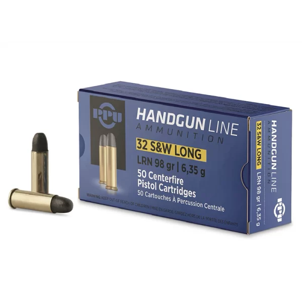 PPU 32 S&W LONG LRN 98GR